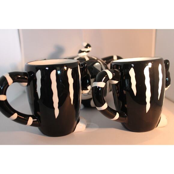 Burton & Burton Chester The Cat Ceramic Teapot & 2 Cat Mugs CLEAN - Picture 6 of 10